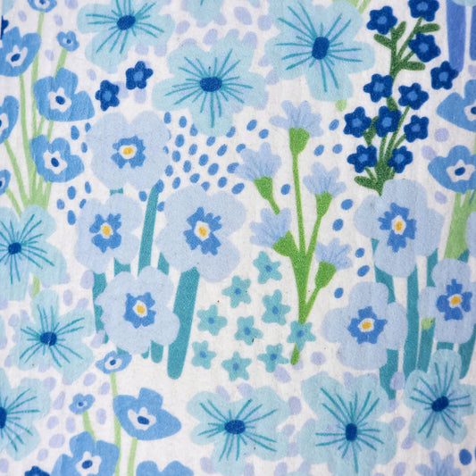 blue garden swedish dishcloth