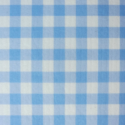 blue gingham swedish dishcloth 